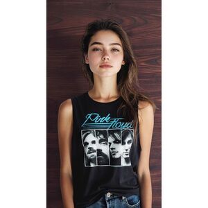 Unisex Pink Floyd Sleeveless Tee Size XL